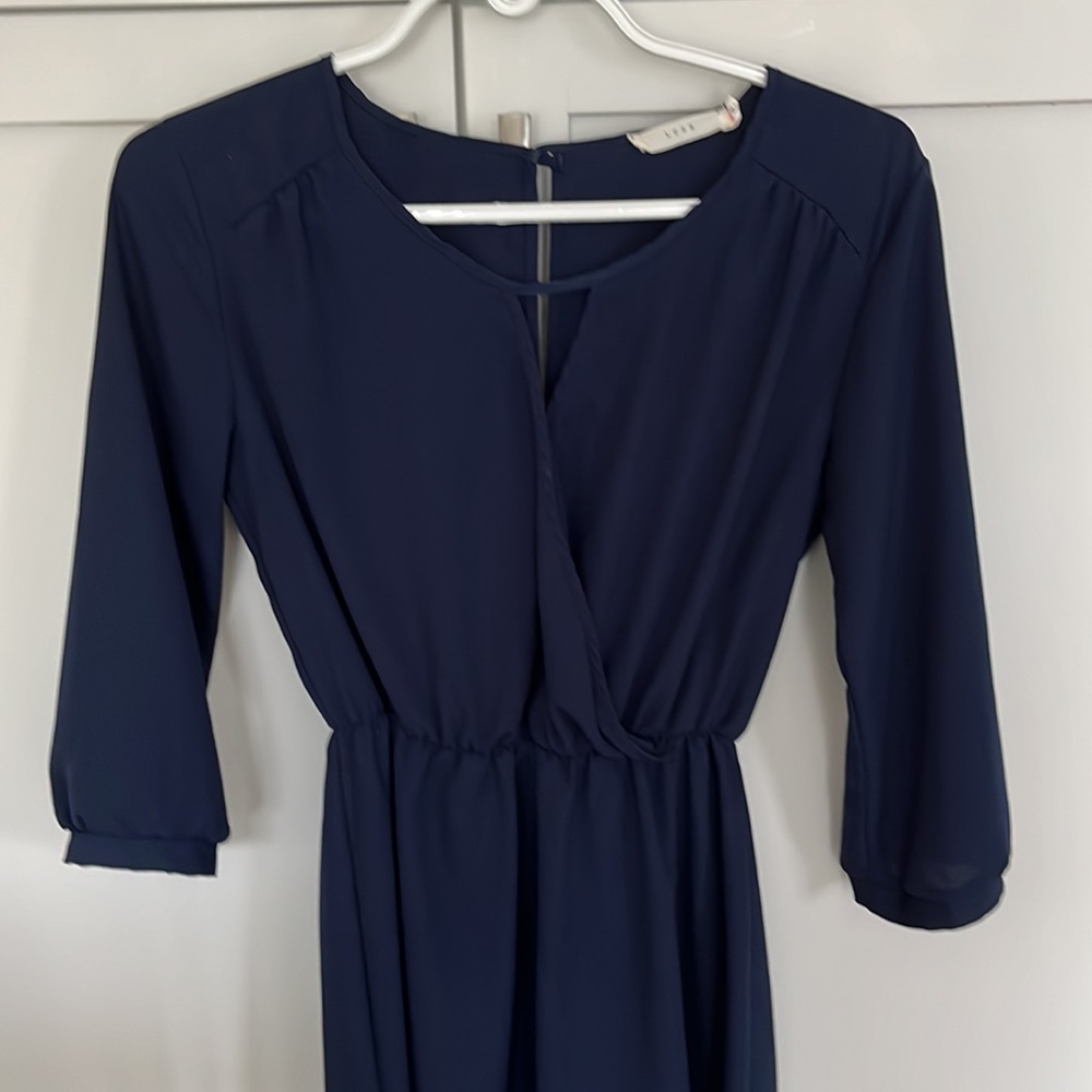 🐥Lush/Nordstrom Faux wrap dress with elastic waist.